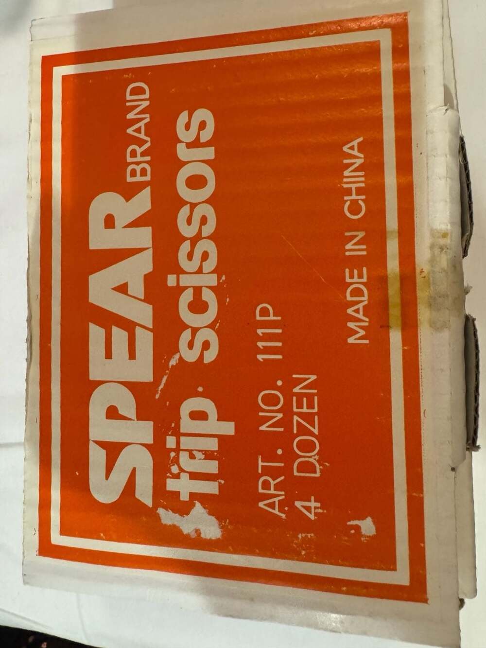 Vintage Spear Brand Fold-A-Scissor Multi-Purpose Key Ring Scissors Art. No. 111P